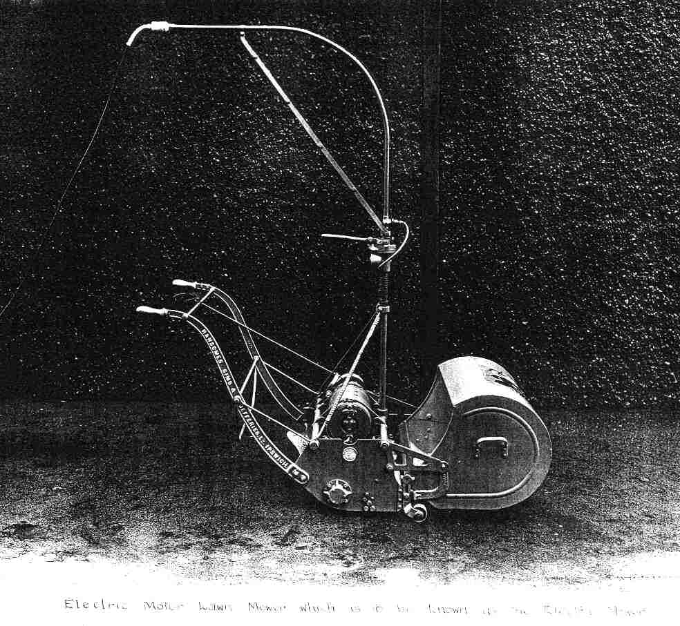 Prototype Ransomes' Electra mower